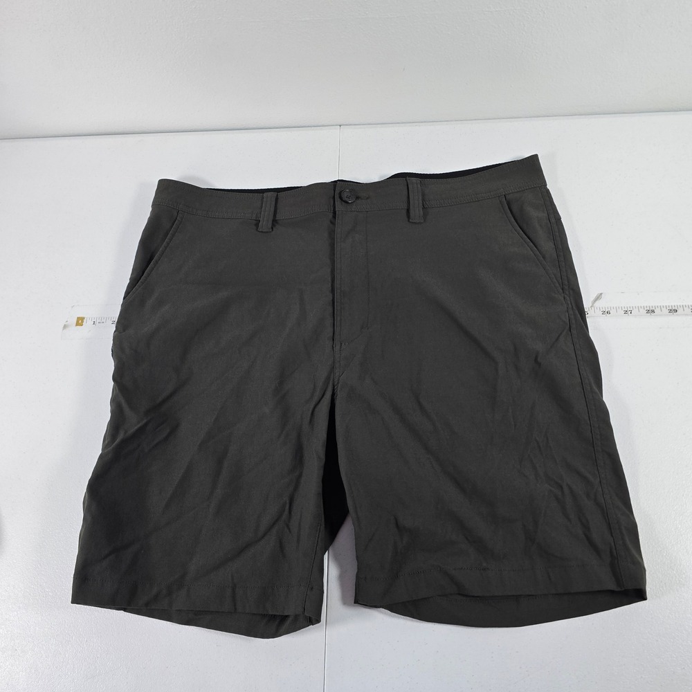 Prana‎ Zion Mens Charcoal Grey Stretch Hiking Shorts Standard Fit 40/09